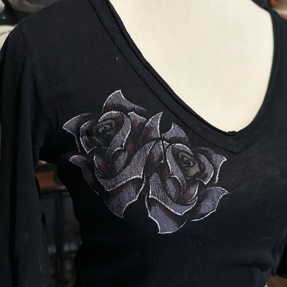 Y2K sinful rhinestone half sleeve - Picture 5 of 9